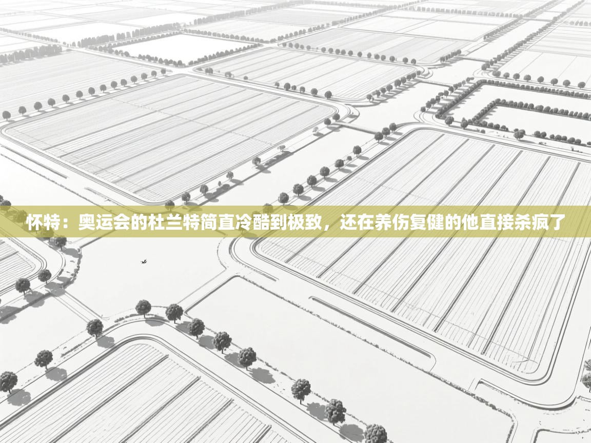开云体育多语言中文版-怀特：奥运会的杜兰特简直冷酷到极致，还在养伤复健的他直接杀疯了  第4张